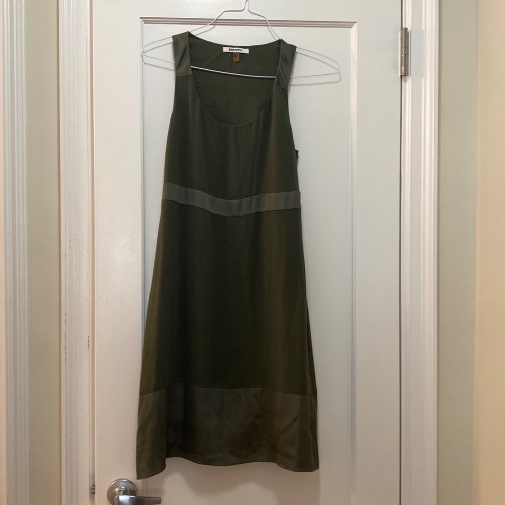 Dknyc Army Green Dress